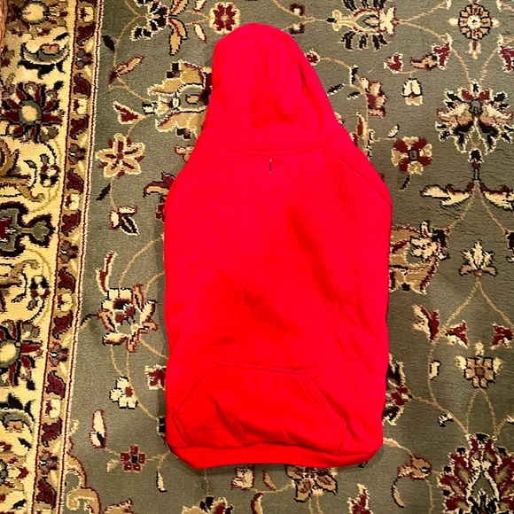 Red fleece large dog sweatshirt - Picture 1 of 6